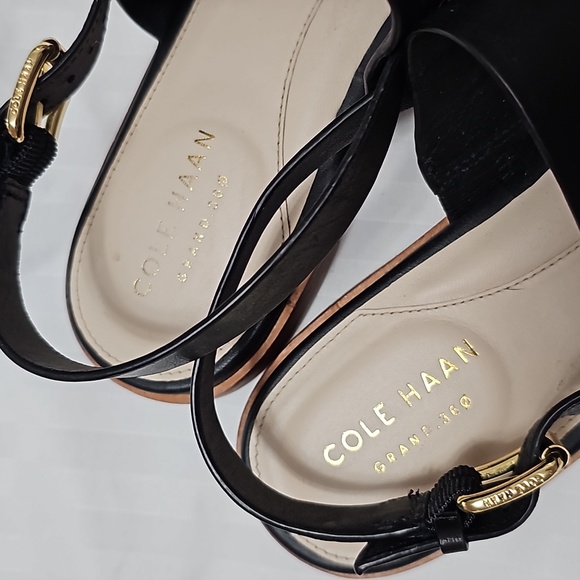 Cole Haan Shoes - Cole Haan black leather sandals